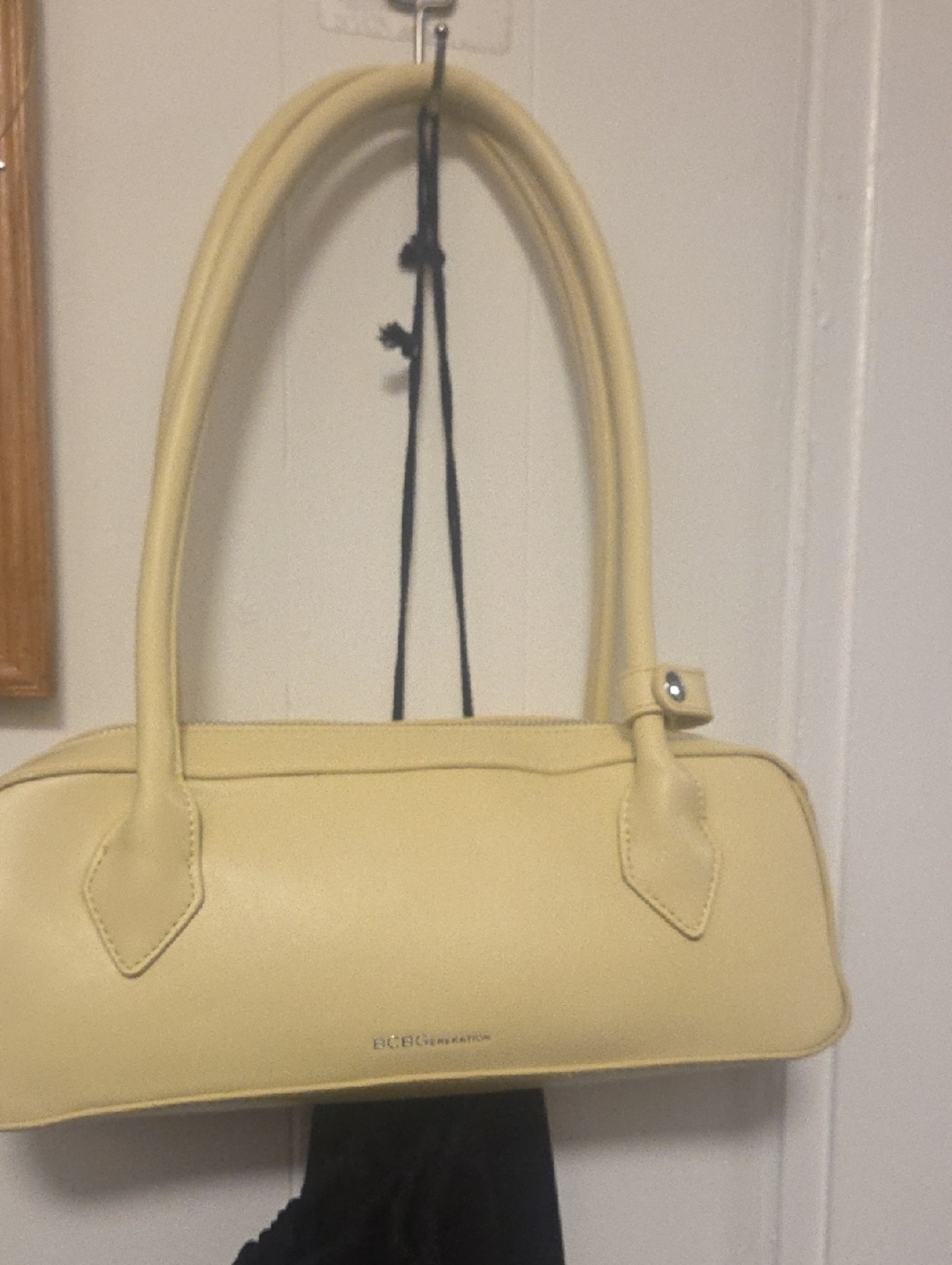 BCBGeneration Pale Yellow Shoulder Bag